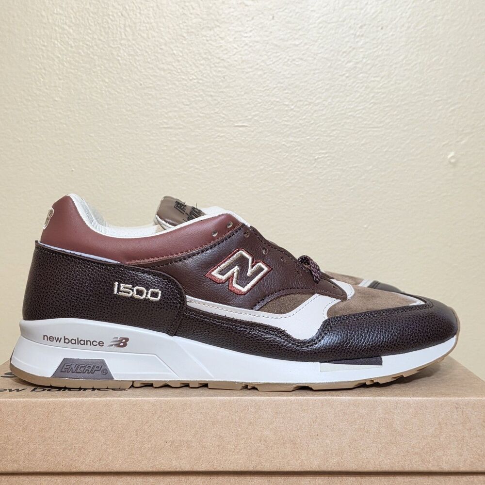 New Balance 1500 French Roast Brown Made In England MiUK M1500GBI Men's Size 8.5